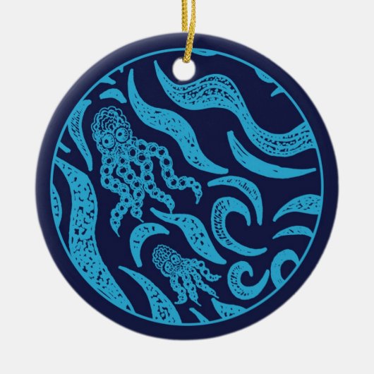 Ocean Family Octopus Ornament (Voorkant)