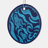 Ocean Family Octopus Ornament (Links)