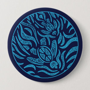Ocean Family Zee Turtles Button