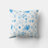 Ocean Fish Custom Naam Kwekerij Jongens Room Art Kussen (Achterkant)