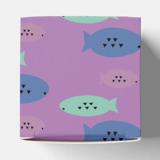 Ocean Fish Party Favor Box Bedankdoosjes (Bovenkant)