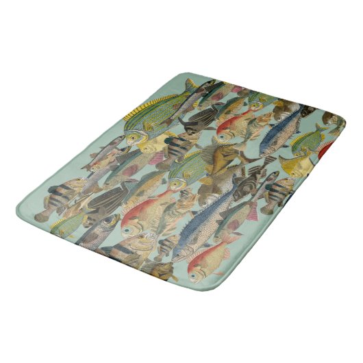 Ocean Fish Vist tropische vis exotisch kleurig Badmat (Gekanteld)
