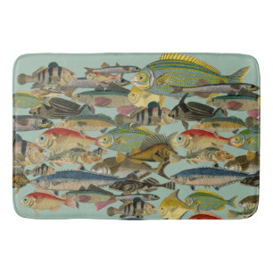 Ocean Fish Vist tropische vis exotisch kleurig Badmat