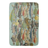 Ocean Fish Vist tropische vis exotisch kleurig Badmat (Voorkant Verticaal)