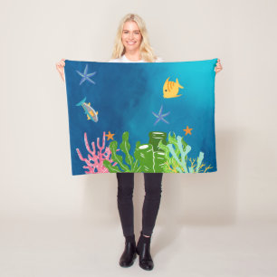 Ocean Fleece Deken
