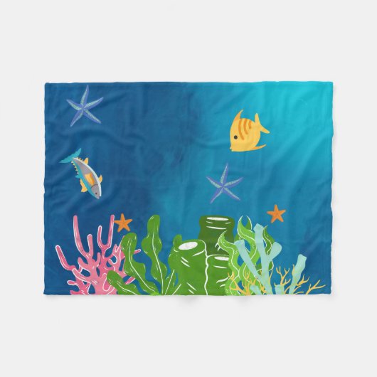 Ocean Fleece Deken (Voorkant (Horizontaal))