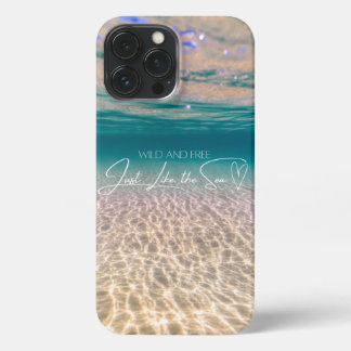 Ocean Floor Wild en Free Summer Beach iPhone Case 13 Pro Max Hoesje