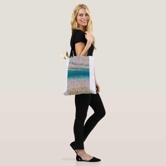 Ocean Floor Wild en Free Summer Beach Tote Bag (Op model)