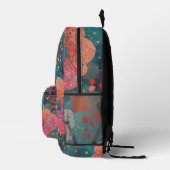 Ocean Floral Bedrukte Rugzak (Rechts)
