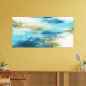 Ocean Flow II Canvas Afdruk (Insitu (Woonkamer))