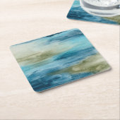 Ocean Flow II Kartonnen Onderzetters (Schuin)