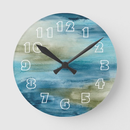 Ocean Flow II Ronde Klok (Voorkant)