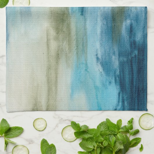Ocean Flow II Theedoek (Gevouwen)