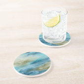 Ocean Flow II Zandsteen Onderzetter (Zijkant)
