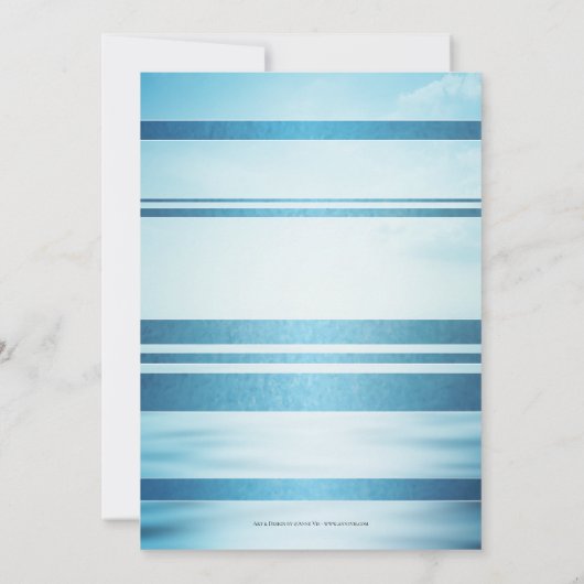 Ocean Freedom Afscheidsfeestje Kaart (Achterkant)