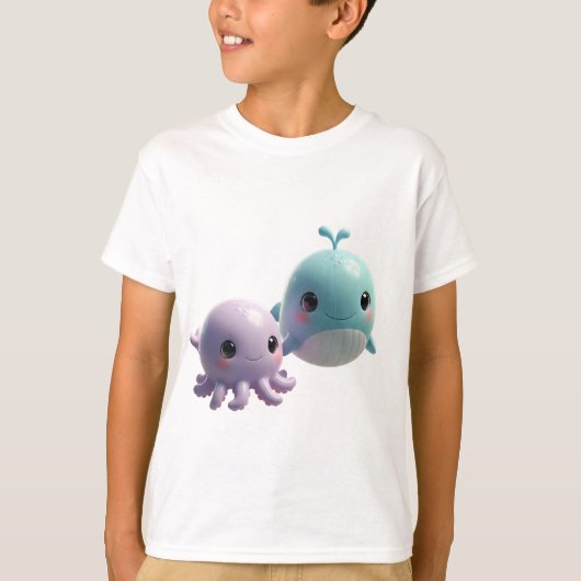 Ocean Friends 3D T-shirt (Voorkant)