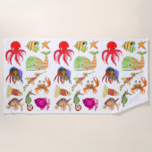 Ocean Friends Beach Towel Strandlaken (Voorkant)
