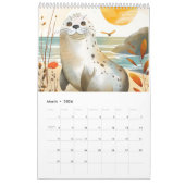 Ocean Friends – Boho Animal Calendar 2026 Kalender (Mar 2026)