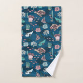 Ocean Friends kinder patroon Bad Handdoek (Handdoek)