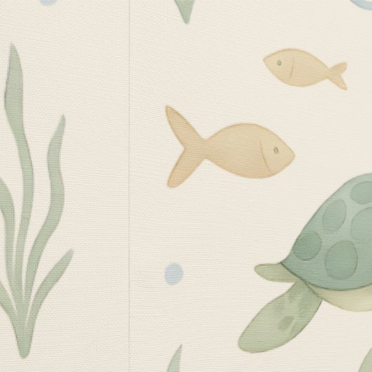Ocean Friends Nursery Wallpaper – Walvissen, Schil Behang (Zoom)