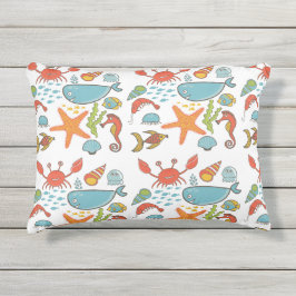 Ocean Friends Sealife Outdoor Kussen