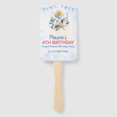 Ocean Friends Verjaardag Set van Fans Handwaaier (Achterkant)