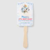 Ocean Friends Verjaardag Set van Fans Handwaaier (Voorkant)