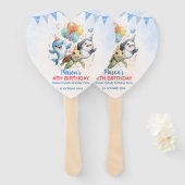 Ocean Friends Verjaardag Set van Fans Handwaaier (Voorkant en achterkant)