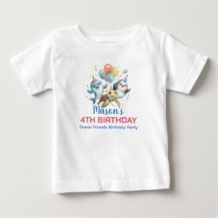 Ocean Friends Verjaardag T-shirt