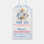 Ocean Friends Verjaardagscadeau Label Cadeaulabel (Voorkant)