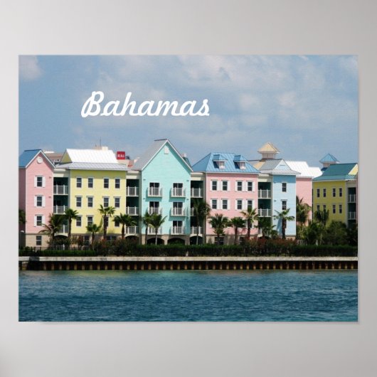 Ocean Front Bahamas Poster (Voorkant)