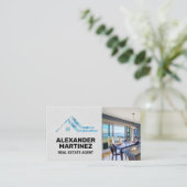 Ocean Front House | Onroerend goed Logo Visitekaartje (Staand voorkant)