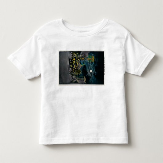 Ocean Front in Night, Ocean Park Kinder Shirts (Voorkant)
