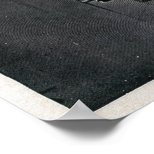 Ocean Front in Night, Ocean Park Poster (Hoek)