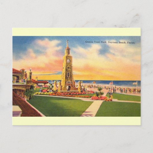 Ocean Front Park Daytona Beach Briefkaart (Voorkant)