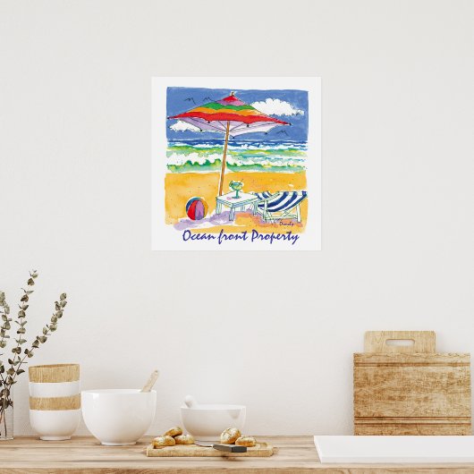 Ocean-Front-Property — poster (Keuken)