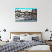 Ocean Front Swimming, Ocean Park Canvas Afdruk (Insitu (Slaapkamer))
