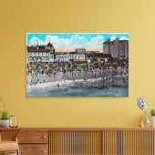 Ocean Front Swimming, Ocean Park Canvas Afdruk (Insitu (Woonkamer))