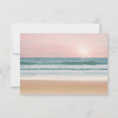 Ocean Funeral Bedankt kaart | Memorial Card (Achterkant)