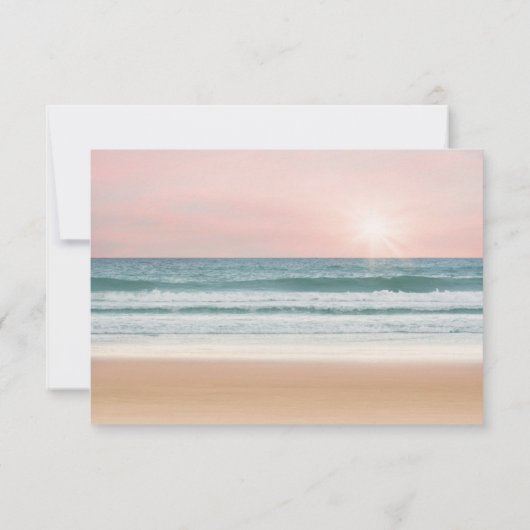 Ocean Funeral Bedankt kaart | Memorial Card (Achterkant)