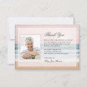 Ocean Funeral Bedankt kaart | Memorial Card (Voorkant)