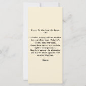 Ocean Funeral Memorial Service Bladwijzer Kaart (Achterkant)