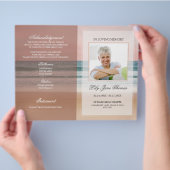 Ocean Funeral Programme | In het liefdevol geheuge Flyer (Hand)