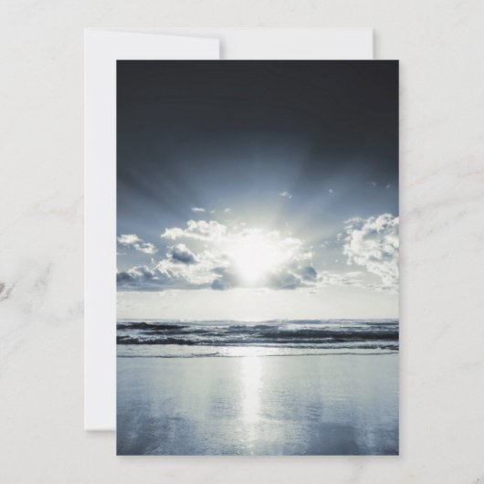 Ocean Funeral | Viering van de foto van Life Kaart (Achterkant)