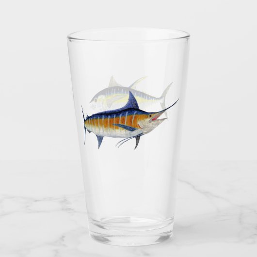 Ocean Gamefish Pint Glass Glas (Voorkant)