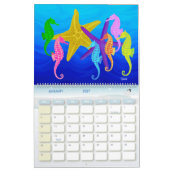 Ocean Geïnspireerd Kunstwerk - Grote Kalender (Jan 2027)