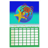Ocean Geïnspireerd Kunstwerk - Grote Kalender (Mar 2027)