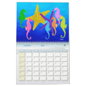 Ocean Geïnspireerd Kunstwerk - Middelgrote Kalende Kalender (Jan 2027)