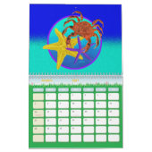 Ocean Geïnspireerd Kunstwerk - Middelgrote Kalende Kalender (Mar 2027)