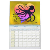 Ocean Geïnspireerd Kunstwerk - Middelgrote Kalende Kalender (Feb 2027)